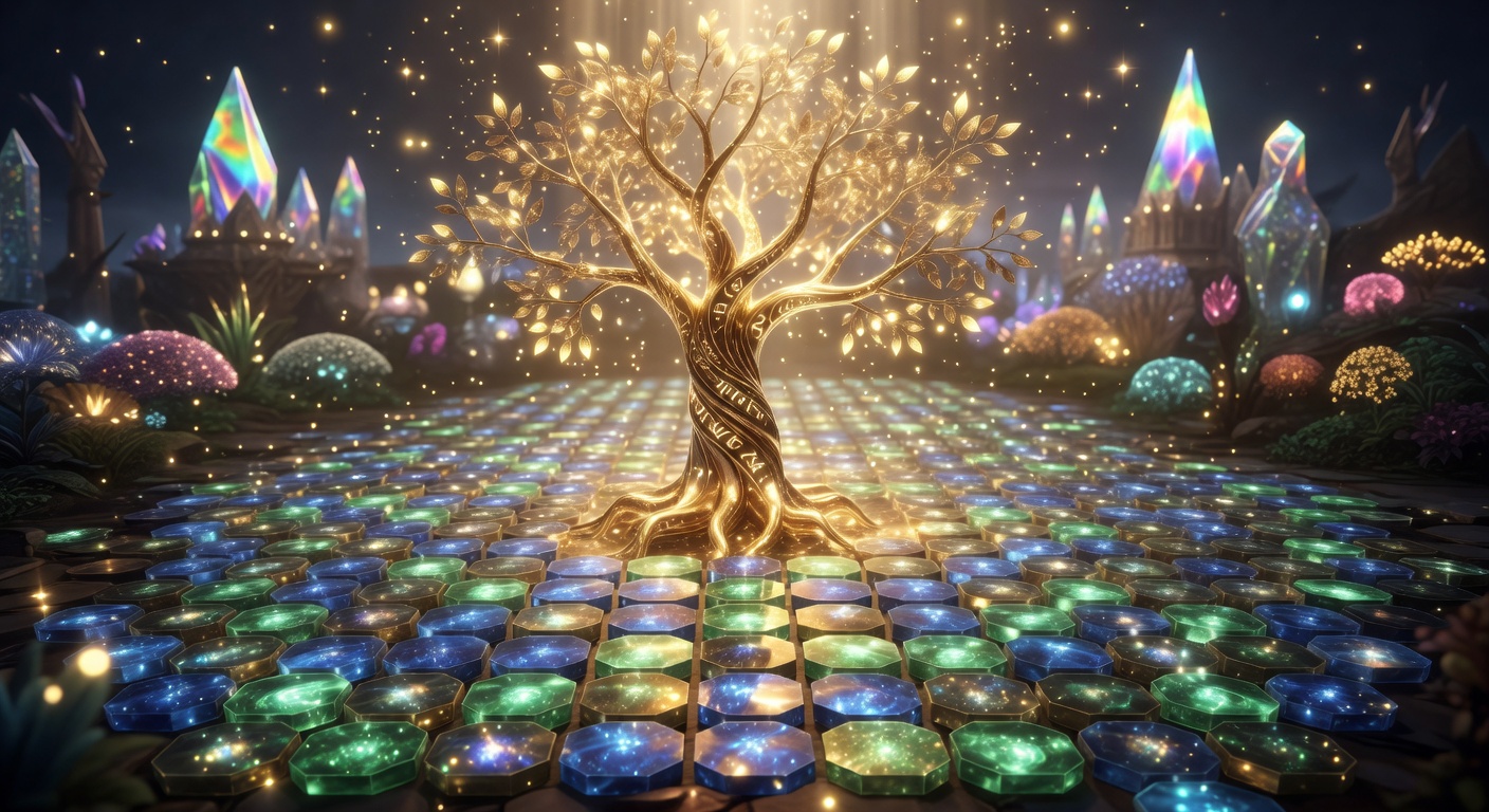 Golden magical tree symbol from the game
